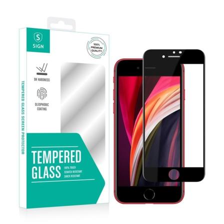 SiGN 3D Skärmskydd i Härdat Glas med Dust Mesh till iPhone SE 20