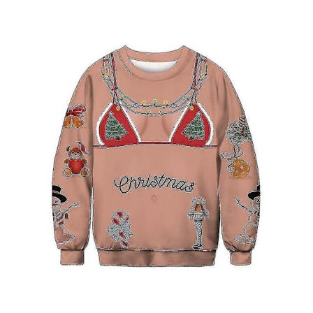 Fula jultröjor för kvinnor och män - Jultröja Pullover Jumper Tunika-Bra