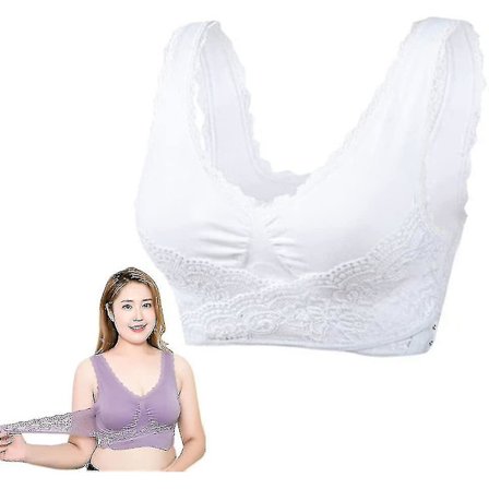 Tourmaline Shaping Trådlös Silkeslen BH, Lymfvitets avgiftning och Formande Kraftfull lyftande BH för kvinnor