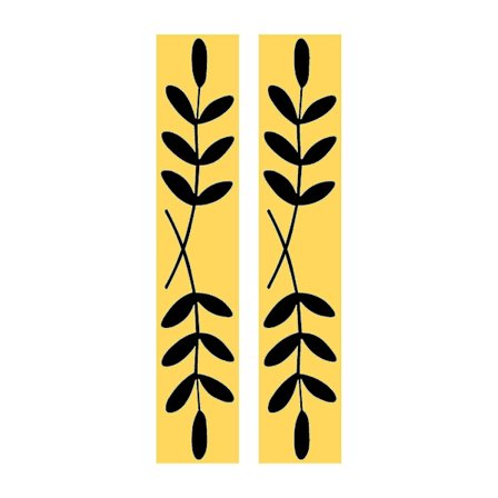 [LLC]Thpcs Vanntett Reflekterende Klistremerke Tall 0-9