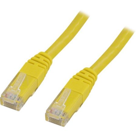 Deltaco UTP Cat.6 patchkabel 10m, gul