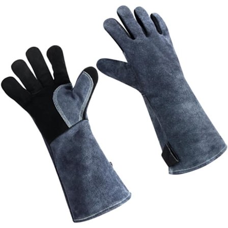 Sulation Grillhansker BBQ 16 Tommer Brannsikre Hansker Matlagingsvotter Lett å Ta På Solid for Grill Ovn