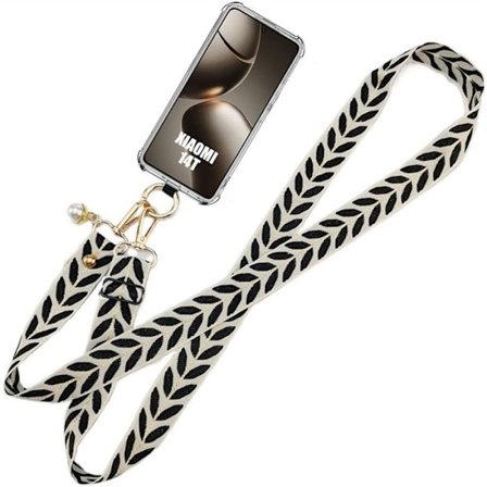 Skyddsfodral - E.F.Connection - Xiaomi 14T - Anti-repor - Justerbar axelrem - Mjuk