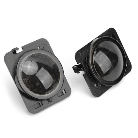 Jeep Wrangler JK JKU 2007 2018 DC 12V LED sivuvilkku savunvärisellä linssillä, vaihto-osa