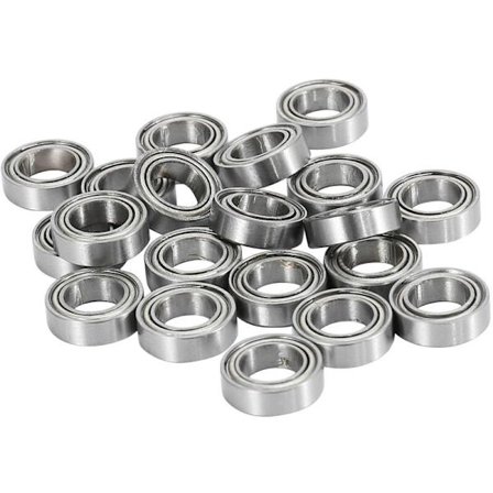 20 stk. MR106-ZZ kulelager 6X10X3 mm forhåndssmurt metallskjermet kulelager med fett radial kulelager