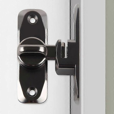 90/180 Graders Dörrlåsspänne, Rätvinkelspänne, Dörrspänne, Bolt Barn Door Lock, Skjutdörrlås, Skåplås