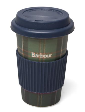 Barbour Reuse Trv Mug Home Tableware Cups & Mugs Coffee Cups Green Barbour