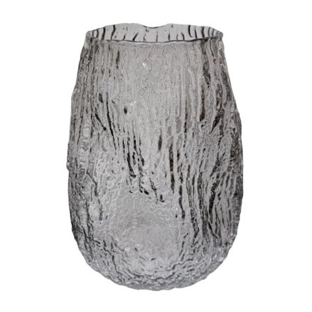 Vas Glas Taupe 25 cm