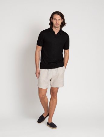 The Resort Co. Resort Polo All Black - Black - XL