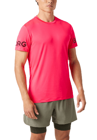 Björn Borg Sport T-Shirt Underkläder Herr Rosa S