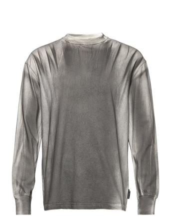 Boxy Tee Long Sleeve T-shirts Long-sleeved Svart HAN Kjøbenhavn