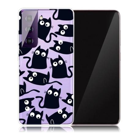 Deco Samsung Galaxy S21 skal - Svarta Katter Svart