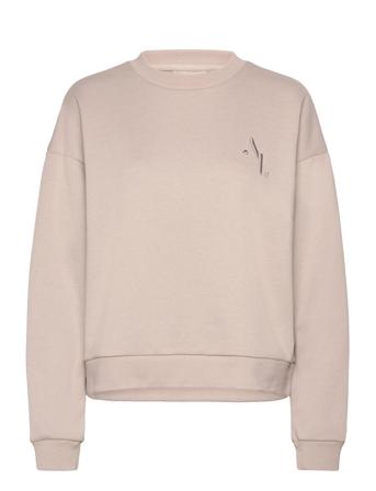 Lia W Over D Sweat Beige Athlecia