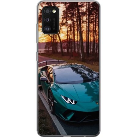 Kompatibel Mobilcover til Samsung Galaxy A41 Sportsvogn Lamborghini Racing Supercar