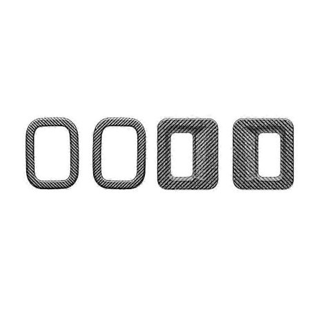 Bil Midterdør Kontakt Trim Ramme til Freed Air Crosstar 2024 Vindueshejs Kontakt Panel Mærkat Kulfiber HJQ