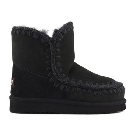 Mou, Eskimo Boot 18Cm Czarny, Kobieta, Rozmiar: 38 EU