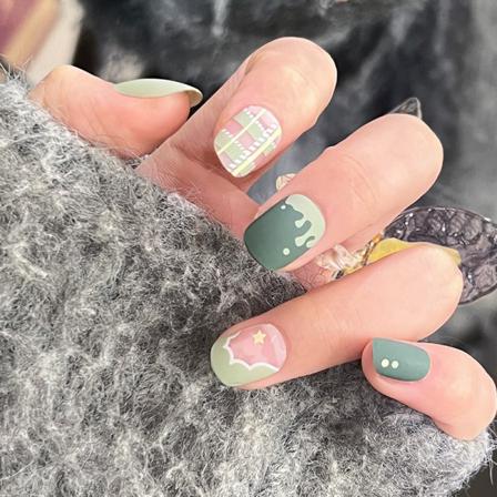 Manikyr Milk Green England Nail Patch 24st