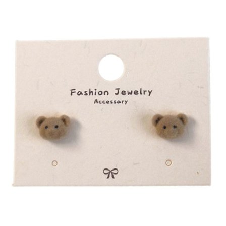 Söpöt sarjakuva korvakorut Kahvi Karhu Korvakorut Naisille Suloiset ja Tyylikkäät Mallit Rentoihin ja Virallisiin Tilaisuuksiin