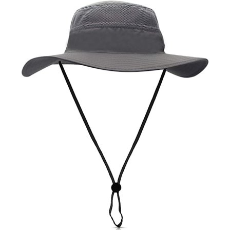 Dww - Unisex sammenleggbar solhatt UPF 52+ Anti UV Ferie Fjellklatring Utendørs Vanntett Reisehatt Safari Cap Menn Kvinner Bøttehatt
