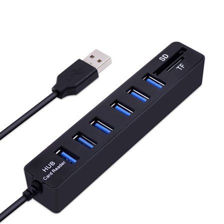 USB-hub Combo Hög Hastighet Splitter