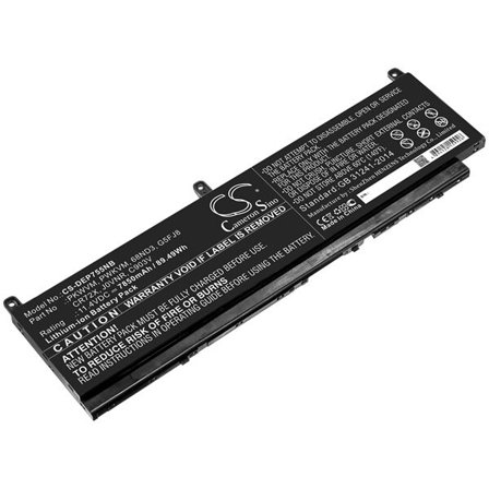 Batteri till Notebook, Bärbar dator för DELL Precision 7550
