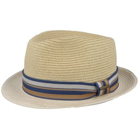 Stetson - Beige trilby Hatt - Toyo Light Yellow/Beige Trilby @ Hatstore