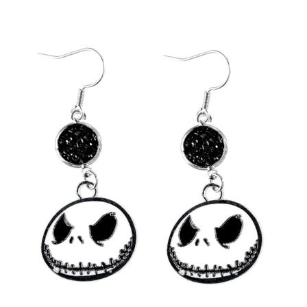 Örhängen Jack Skellington Lantern Halloween Rostfri Krok Brown