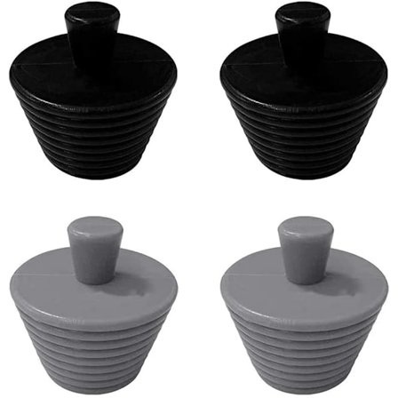 4 st diskbänksproppar i gummi, silikonproppar för diskbänk