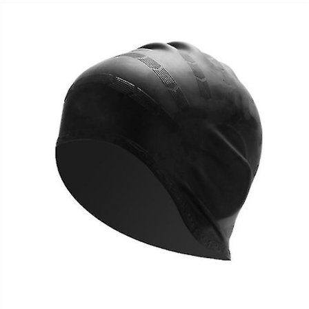 Badehætte ører til langt hår, silikone badehætte til kvinder mænd