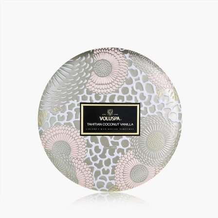 Voluspa Tahitian Coconut-Vanilla Duftlys 3-veker_40t