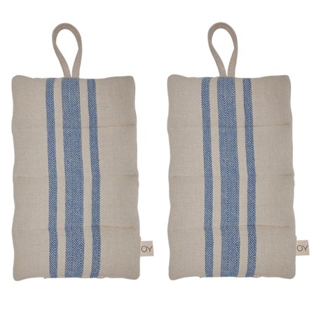 Oyoy living design Linu patalappu 2 kpl, sininen