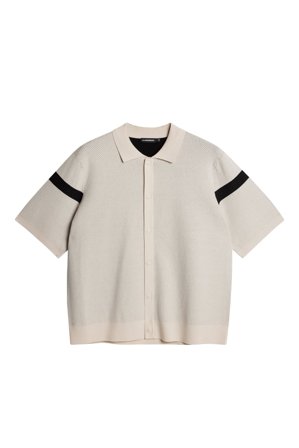 J.Lindeberg - Rayne Knitted Shirt - Grey - Mann - L