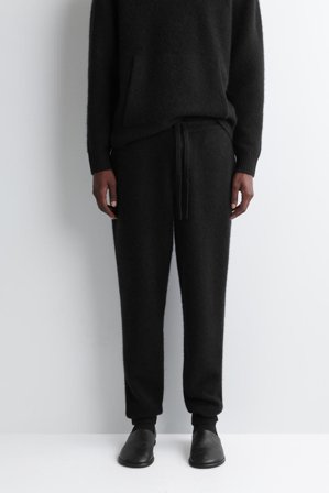 COS Homme Pantalon De Jogging En Cachemire Bouilli in Noir