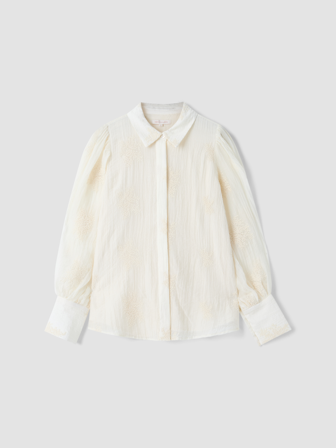 MATCH - Sandrine bluse - Marie Philippe - Str. 40 - Dame - Skjorter & Bluser - Hvit - 75% lyocell, 25% polyamid - resirkulert