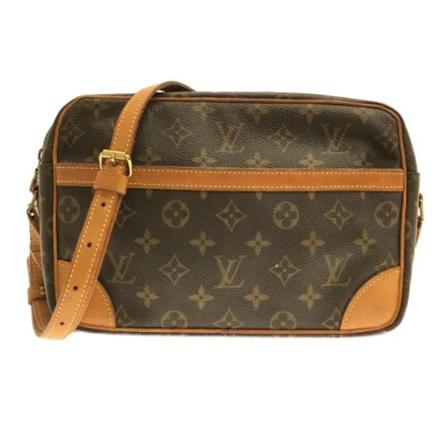 Louis Vuitton Vintage, Pre-owned Bag Bruin, Dames, Maat:ONE Size,grain leather