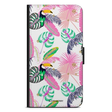 Bjornberry Plånboksfodral iPhone 8 Plus - Tropical Pattern