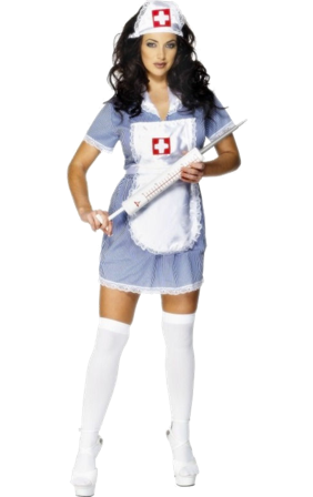 UARTIG SYGEPLEJERSKE - KOSTUME S