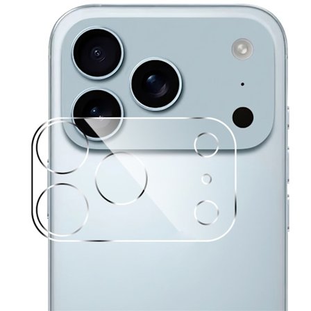 iPhone 17 Pro Max Linsskydd Härdat Glas Transparent