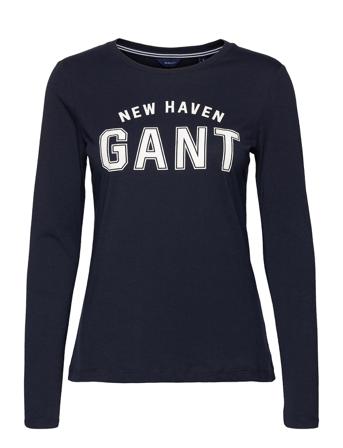 Logo Ls T-Shirt Black GANT