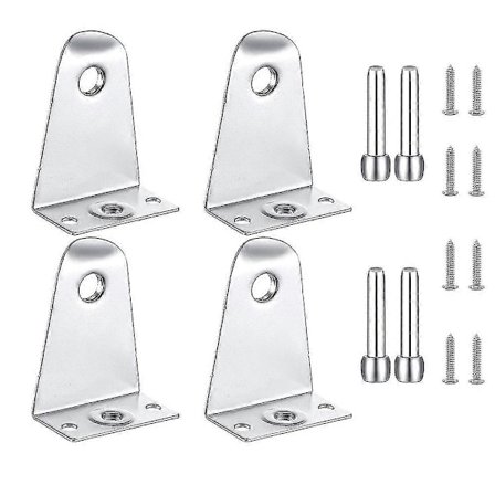 Metal Hold Down Beslag og Pins, Blinde Beslag Blinde Holder Udskiftninger til Horisontale Blinde