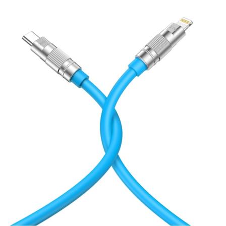 1 metrin nopeat turvalliset usb-c valaistuskaapelit