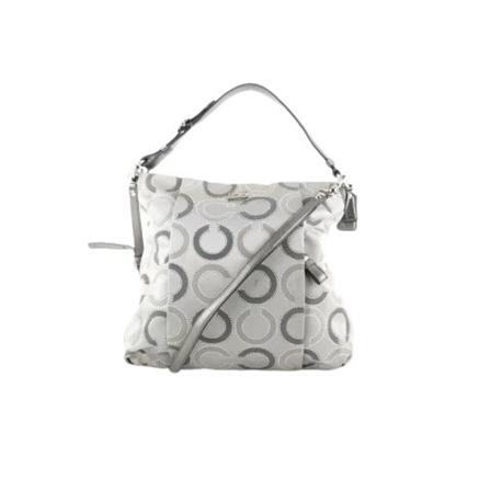 Coach Pre-owned Pre-owned Canvas handTass , Grijs , Dames , Maat: ONE Size Vintage Tassen
