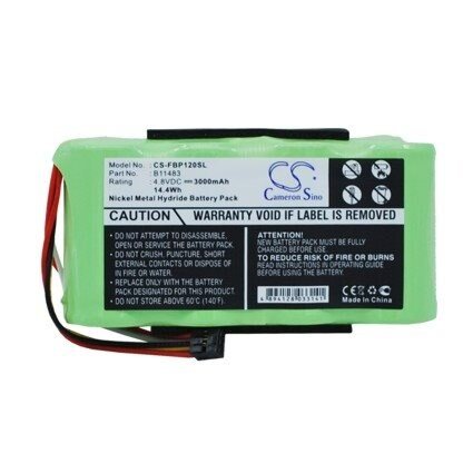 Batteri till Utrustning, undersökning, test för Fluke Scopemeter 120 m.fl.