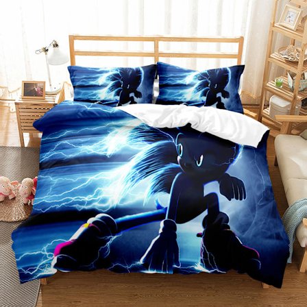 Lightning Sonic -kuvioinen pussilakanasetti-06212s