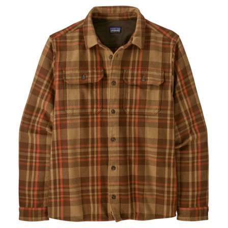 Patagonia M's Fjord Loft Shirt Forested: Nest Brown - XL