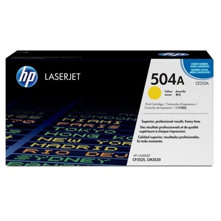 HP Toner CE252A 504A 7K Gul - Lyreco - Toner och bläck - Tonerkassetter - Toner HP