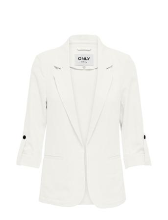 Onlcaro 3/4 Unlined Blazer Cc Tlr Blazers Single Breasted Blazers White ONLY