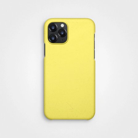 Plastfritt Mobilskal I Neon Gult, 100% Cirkulärt, iPhone 11 Pro