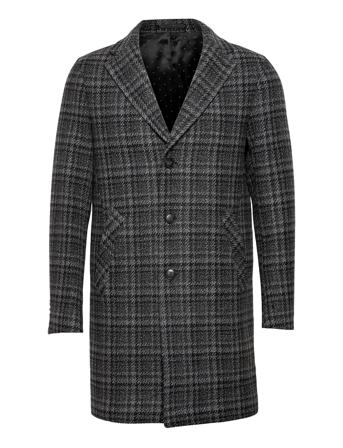 7443 - Retro Coat Outerwear Coats Winter Coats Grå SAND