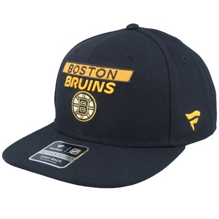 Fanatics - Negro snapback Gorra - Boston Bruins Authentic Pro Rink Prime Black Snapback @ Hatstore